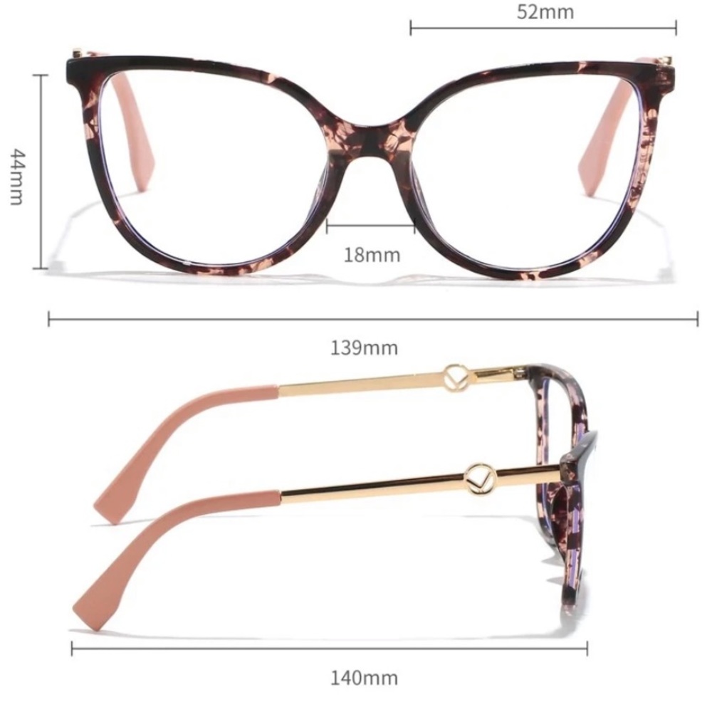 Blue light blocking tortoise shell frames - Picture 4 of 4